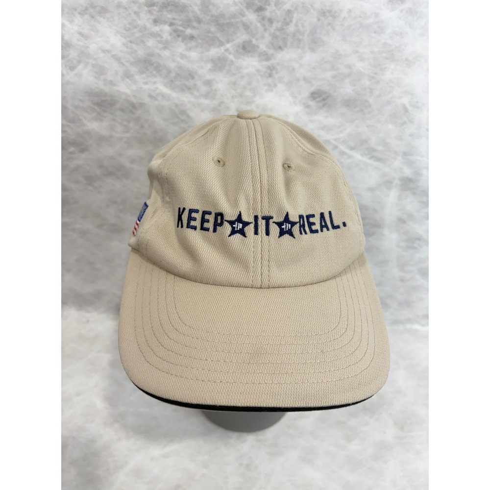 Port Authority Keep It Real Catch A‎ Lift Fund Tan Baseball Cap Hat Adjustable
